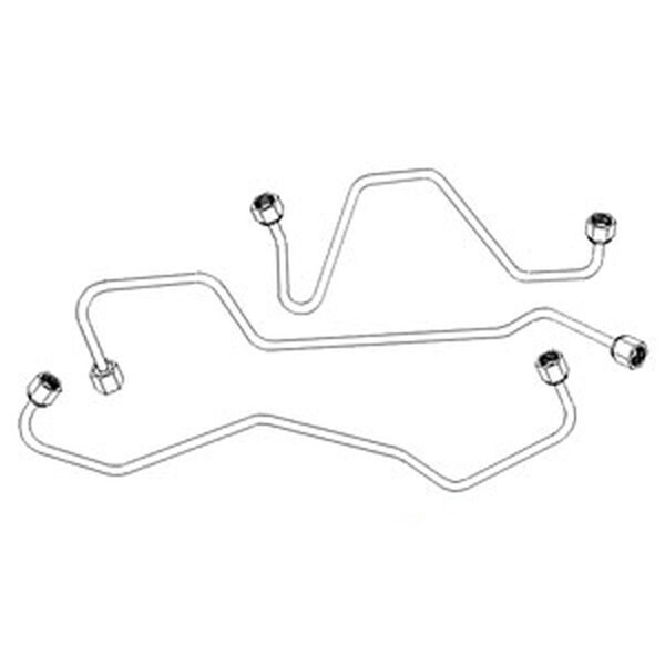 Aftermarket New Tractor Injection Line Fits Ford Fits New Holland 340A 445 515 535 54 FPL500 - main